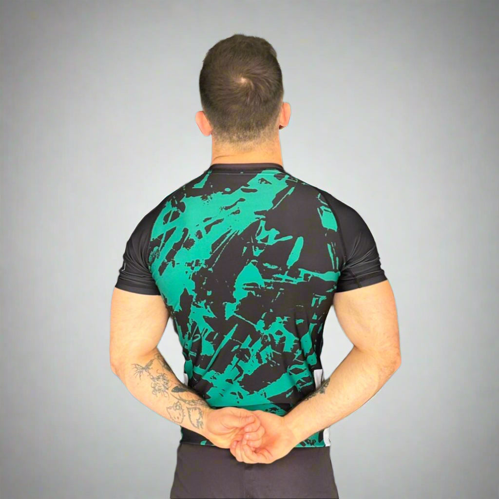 Short sleeve Rashguard green