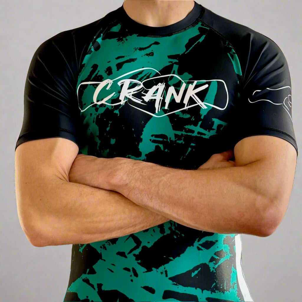 Short sleeve Rashguard green