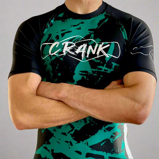 Short sleeve Rashguard Green