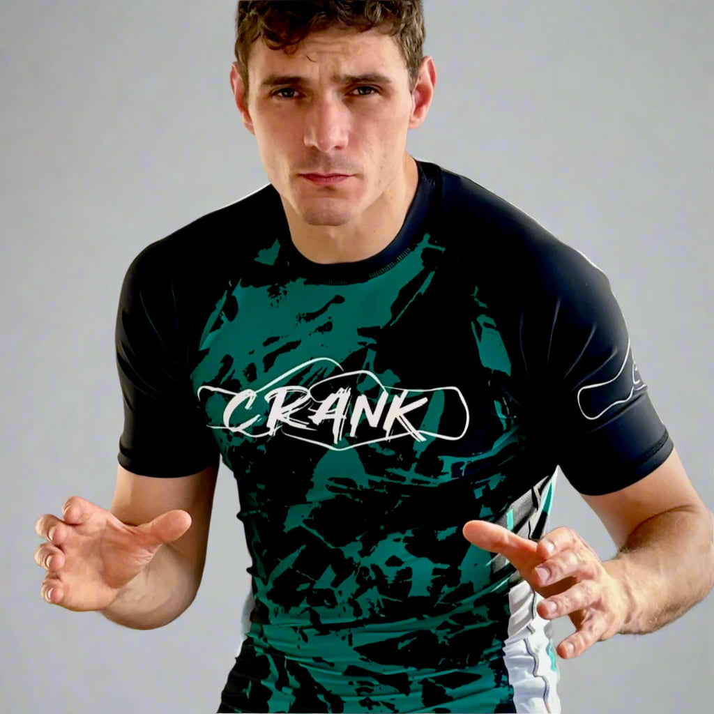 Short sleeve Rashguard green