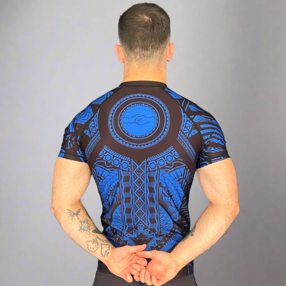 Blue Aztec Rashguard