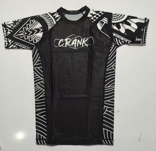 Black/white Aztec Rashguard