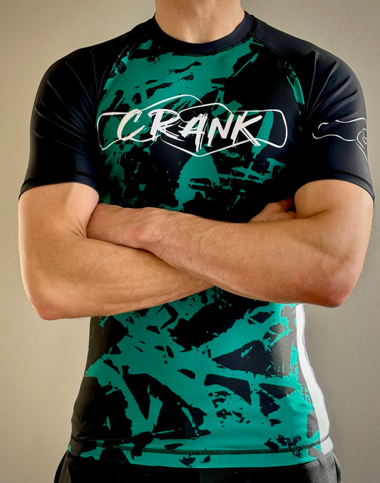 Short sleeve Rashguard green