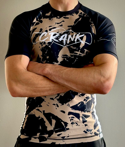Short sleeve Rashguard beige